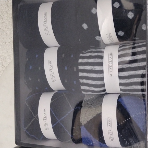 12 Dress Sock Crew Classic Fit Size 10-13 SL#4 - Picture 2 of 6